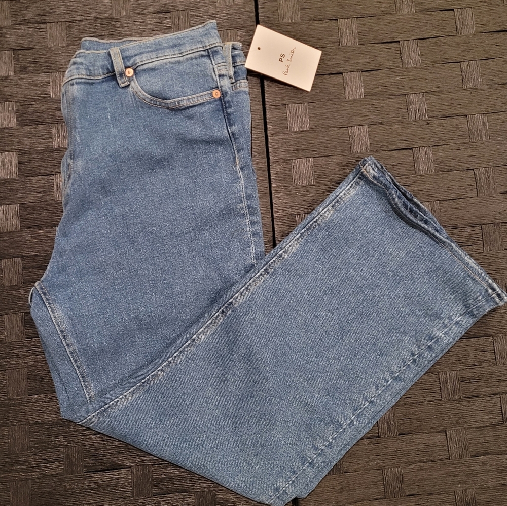 NWT Paul Smith Kick Flare Jean Women Size 32 Denim Stylish